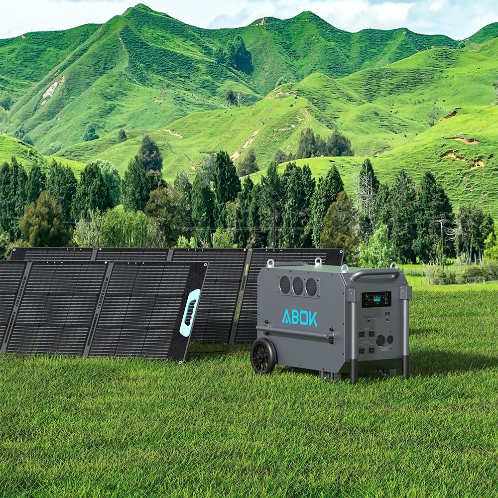 Ark7200 with 2 pcs 400W solar panels