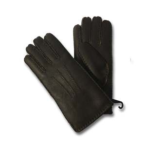 Nuevo diseño de guantes de cuero de moda para mujer, guantes de cuero de piel de cordero de doble cara - Product Image 4