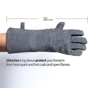 Gants de soudeur en cuir de style unique léger Vente en ligne Gants de soudeur en cuir de la meilleure qualité - Product Image 3