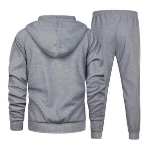 Conjuntos Deportivos Casuales de Felpa al por Mayor, Conjunto de 2 Piezas Personalizado para Gimnasio y Fitness, Chaqueta y Pantalones de Talla Grande con Diseño Estampado - Product Image 2