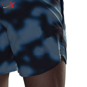 Pantalones cortos deportivos ecológicos para correr para hombre, patrón sólido, ropa deportiva para gimnasio, entrenamiento transpirable de secado rápido - Product Image 3