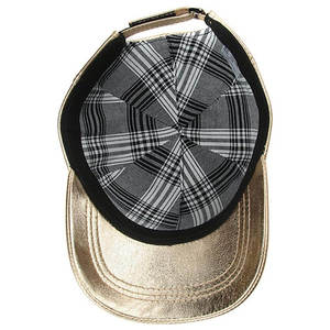 Wholesale Unisex PU Leather 6-Panel Baseball <b>Cap</b> <b>Winter</b> Hat Common Fabric Outdoor Fashion Adult Reasonable Price OEM Service - Product Image 6