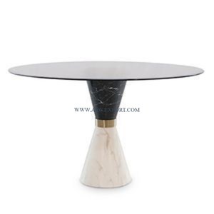 โต๊ะเฟอร์นิเจอร์ในห้องนั่งเล่นในร่มสไตล์วินเทจโต๊ะข้างกาแฟหรูหราทำจากโลหะสไตล์ดีไซเนอร์ - Product Image 3