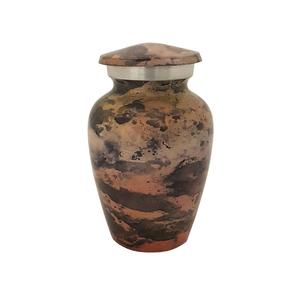 โกศทองเหลืองโลหะรูปทรงผีเสื้อพิมพ์ลายโกศใส่เถ้ากระดูกอินเดีย - Product Image 5