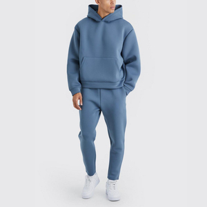 Survêtement d'hiver lourd avec logo personnalisé pour hommes, ensemble de jogging de haute qualité, respirant et neuf, vêtements de sport d'hiver au design personnalisé - Product Image 2