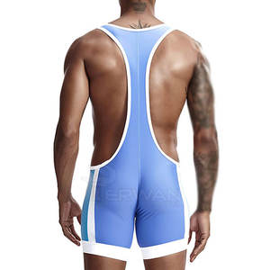 เสื้อกล้ามนักมวยปล้ำสำหรับผู้ชายผ้าแห้งเร็วดีไซน์ล่าสุด - Product Image 6