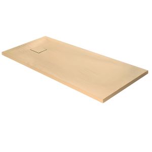 ถาดอาบน้ำหินอ่อนสีเบจเอล์มเรซิ่นความสูง4ซม. 90x70xh4cm กล่องฝักบัว1แพ็คอุปกรณ์เสริมสำหรับห้องอาบน้ำ - Product Image 1