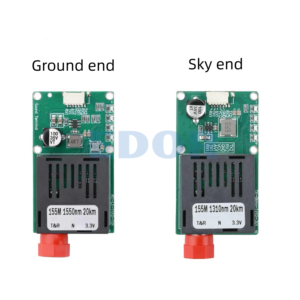 Module optique à fibre optique pour drone <span class=keywords><strong>FC</strong></span> RX/TX/<span class=keywords><strong>AV</strong></span>/VCC/GND TTL avec transmission jusqu'à 100 km et débit de 155 Mbps - Product Image 2