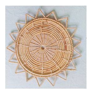 Vietnam Top Quality Handwoven Wicker Rattan <b>Woven</b> <b>Placemats</b> Table Mat Round From King Craft Viet Charger Plate - Product Image 2