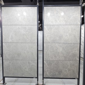 ห้องนั่งเล่น600x1200 carreaux porcelanato pisos เซรามิกเคลือบเครื่องเคลือบดินเผาหินอ่อนขัดเงากระเบื้องพื้นผนังและพื้น