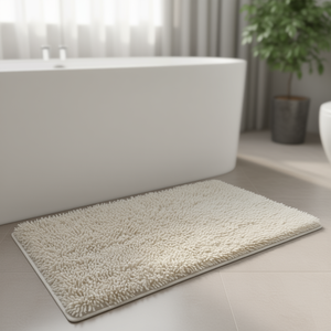 Tapis de bain crème RICCIO (80x50cm) 17829 - Product Image 3