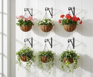 Jardinière murale pour la décoration du jardin et du balcon, élégant porte-plantes d'intérieur et d'extérieur, style moderne pour la maison et affichage vertical - Product Image 2