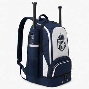 Bolsa de equipo de béisbol de alta calidad diseñada con material duradero, múltiples bolsillos, amplio espacio de almacenamiento y fácil transporte para atletas. - Product Image 6