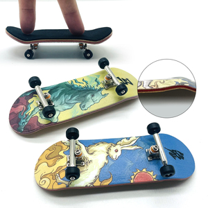 2025 Pro 32mm-34mm érable doigt planche à roulettes <span class=keywords><strong>Mini</strong></span> enfants bureau <span class=keywords><strong>jeu</strong></span> pont pour amusant doigt planche à roulettes - Product Image 2
