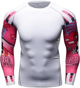 Chemise de compression BJJ MMA Rashguard OEM ajustement serré personnalisé avec tissu à séchage rapide et option d'impression de logo - Product Image 5