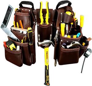 Pochette ceinture à outils de taille robuste personnalisée sac à outils électricien de travail - Product Image 2