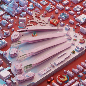 Pinces à épiler professionnelles en acier inoxydable pour extensions de cils, épaisseur 0,20 mm, pour cils volume et classiques Fettle Med/OEM - Product Image 3