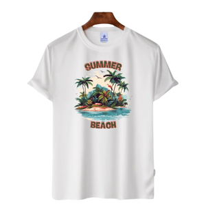 Vente en gros 100% pur coton T-shirt unisexe grande taille impression numérique personnalisée Logo surdimensionné T-shirt blanc pour hommes - Product Image 1