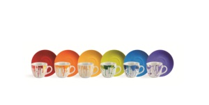 Set di Tazze da Caffè in Porcellana Design Italiano 6 Pezzi |   Design Moderno Multicolore |   Tecnica dell'Applicazione di Decalcomanie |   Lavabile in lavastoviglie, adatto al microonde |   Excelsa - Product Image 4