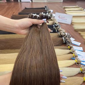 Super <b>Sale</b> Silky Straight Tape <b>Hair</b> <b>Extensions</b> Long Lasting 100% Pure Raw Virgin Vietnamese Human <b>Hair</b> High Quality - Product Image 5