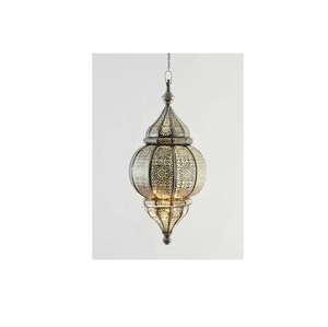 Venta caliente Linterna de Calidad recién Diseño colgante Vela de acabado de color dorado Linternas marroquíes Forma múltiple T-Light Lant - Product Image 6