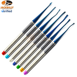 Kit de chirurgie implantaire dentaire en acier inoxydable de qualité supérieure avec applicateur de membrane champignon, porte-graft osseux et instruments de lifting du sinus - Product Image 6