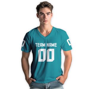 Uniforme de football américain personnalisé très vendu manches courtes respirantes et impression par sublimation du logo de l'équipe vêtements de football américain - Product Image 1
