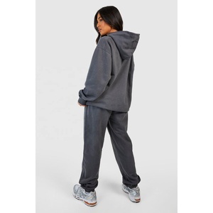 Survêtement épais unisexe pour femme Ensemble 2 pièces Vêtements d'automne et d'hiver personnalisés Grande taille Streetwear Jogging uni pour unisexe - Product Image 2