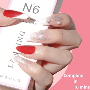 <span class=keywords><strong>Aillsa</strong></span> OEM 300 uds/15 tamaños prefabricados salón de uñas falsas Gel suave X puntas de capa cubierta completa puntas de uñas puntas francesas Prensa en uñas al por mayor - Product Image 2