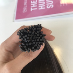 Extensions de cheveux humains bruts vietnamiens kératine Prebond U,I,V bande à pointe plate dans les extensions de cheveux humains - Product Image 1