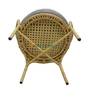 Chaises de jardin en rotin Comehome, sièges d'extérieur, design élégant et exotique de style balinais - Product Image 4