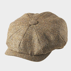 Autumn Winter <b>Hat</b> Thick Warm Men <b>Beret</b> Male Vintage Wool <b>Beret</b> Cap - Product Image 1