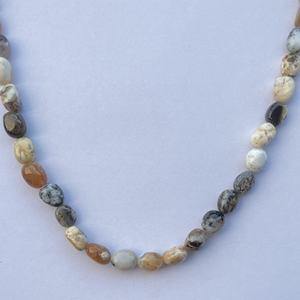 6mm 8mm 10mm Naturel Dendrite Opale Pierre Lisse Ovale Pierres Précieuses Perles Colliers De Fabricant En Ligne Alibaba Regular Dealer - Product Image 3