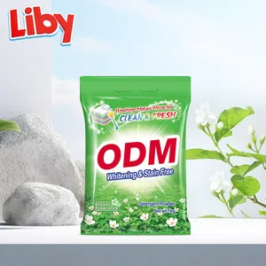 Grosir Pabrik Liby detergen Laundry terbaik Hotel keluarga menggunakan sabun pembersih kuat bubuk cuci deterjen en polvo 25kg