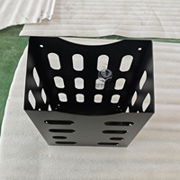 Boîte à outils verrouillable en aluminium plat noir Ute Camping Camper Jerry Can porte-bouteille OEM/ODM personnalisable