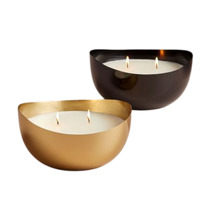 Bougie dorée en métal martelé de qualité supérieure avec couvercle Accessoires d'éclairage Bougeoir décoratif au design unique à bas prix - Product Image 4