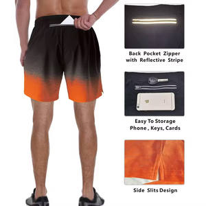 Men Workout Running Quick Dry Gym Fitness Training Wear With <b>Zipper</b> Pocket <b>Shorts</b> Latest Design Men Wear Summer <b>Shorts</b> - Product Image 4