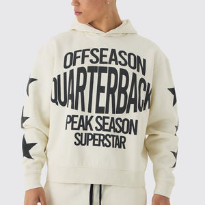 Survêtement à capuche évasé à impression bouffante en 3D avec logo personnalisé pour hommes survêtement personnalisé de qualité supérieure survêtements d'hiver pour garçons - Product Image 3