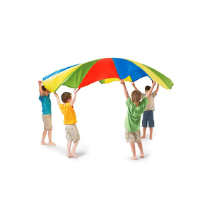 Super Quality Children Educational Team Work <b>Play</b> Games Toy Handles Rainbow <b>Parachute</b> at Reasonable Price - Product Image 3