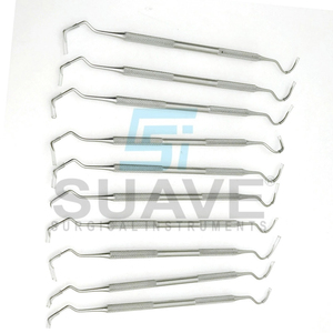 Herramienta Dental de acero inoxidable de 10 piezas, juego de sonda exploradora de higiene para limpieza de dientes de dentista por INSTRUMENTOS SUAVE - Product Image 4