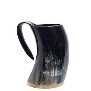Vente chaude Design Moderne Fabriqué À La Main Poli Écologique Réutilisable Étanche Tasse En Corne De Buffle Poignée Personnalisée pour Bière Vin - Product Image 5