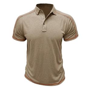 Camiseta Polo Deportiva de Manga Corta para Hombre, Estilo Europeo y Americano, Cuello Camisero, Verano - Product Image 1