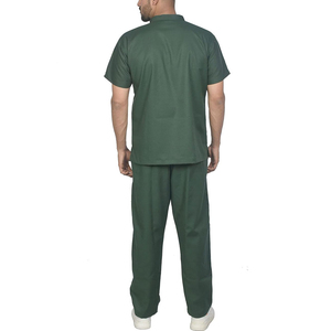 Conjuntos de Uniformes Médicos Transpirables de Alta Calidad Antiarrugas para Uso Hospitalario, Cuello Alto, Manga Corta, Diseño Personalizable - Product Image 4