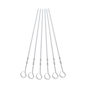 Spiedini per Barbecue 35 cm, Confezione da 6, in Acciaio Inox AISI 430 - Product Image 1