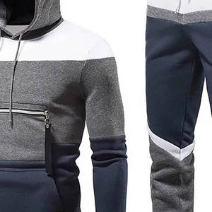 Chándal de Lluvia de Dos Piezas con Capucha, Lavado Ácido, Bordado, Ecológico, Talla Grande, 100% Algodón, de Alta Calidad, Personalizado OEM - Product Image 3