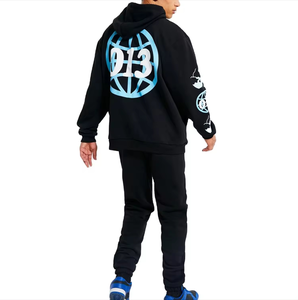 2025 Ronpex International Fashion Sport Sweatsuit 100% Cotton Men's <b>Hip</b> Hop Tracksuit-Lightweight Plus Size Winter - Product Image 3