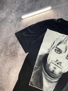 Camisetas con estampado gráfico para hombre, camisetas de gran tamaño, ropa de calle Vintage lavada, camisetas informales, Camiseta de algodón negro de manga corta - Product Image 3