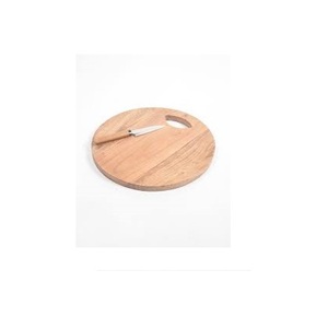 Rectangular Wood <b>Chopping</b> <b>Block</b> with Handle for Cutting Fruits and Vegetables in Kitchen Use Wood Finished - Product Image 6