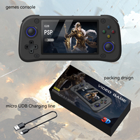 Console de jeu classique G28, console de jeu portable 3D, écran IPS de 4,3 pouces, 4 Go de RAM, boîte d'arcade, console de jeu vidéo, émulateur rétro, batterie de 2000 mAh