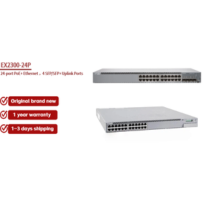 Original New Layer 3 chuyển đổi 24-Port PoE + Ethernet chuyển đổi với 4 SFP/SFP + uplink cổng EX2300-24P - Product Image 1
